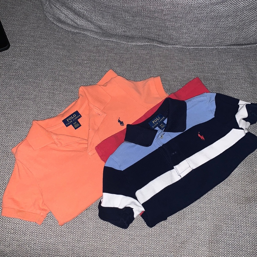 2 Ralph Lauren polos 3T